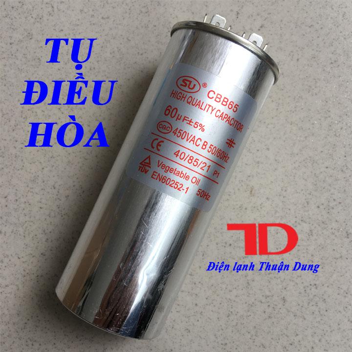 Tụ điều hòa, capa 60uf - điện lạnh thuận dung