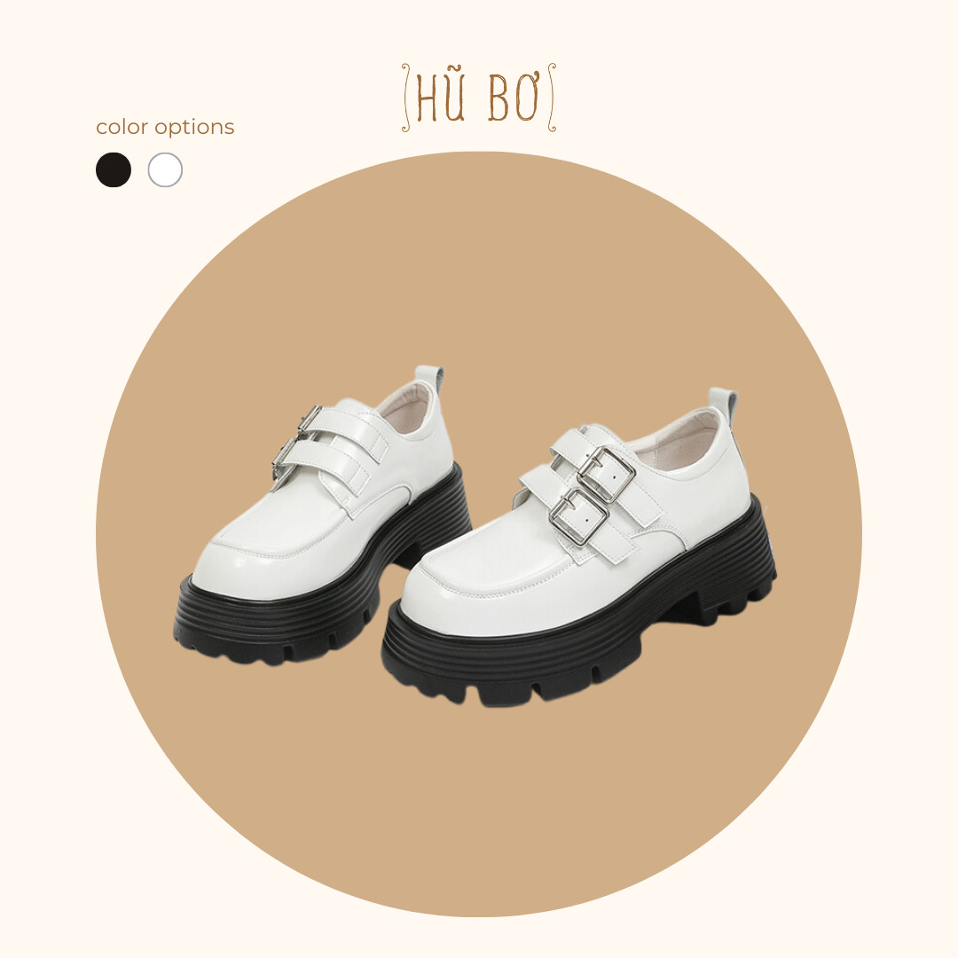 Pera Strap Shoes - Giày da bò nữ