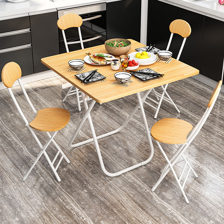 Bàn Ăn Cơm Gia Đình, Bàn Ăn Xếp Gọn, Bàn Ăn Xếp Gọn Thông Minh, Bàn Ăn Cơm Nhỏ Size 60cm ( Qúy khách muốn mua thêm ghế vui lòng inbox shop tư vấn thêm về phí ship hoặc chọn mã bộ bàn ăn có kèm ghế ạ)