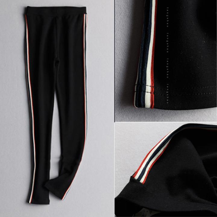 Quần legging Kẻ Sọc Co Giãn 4 chiều Thoải Mái Umi Hàn Quốc