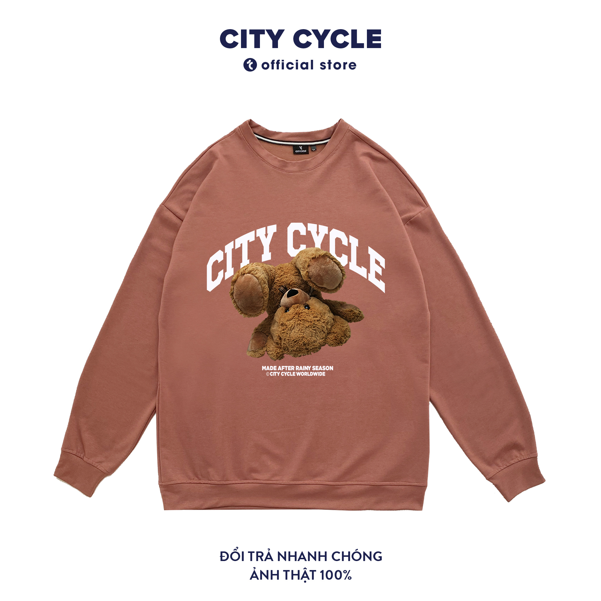 Áo sweater nỉ Handstand City Cycle - áo nỉ sweater unisex form rộng Local Brand