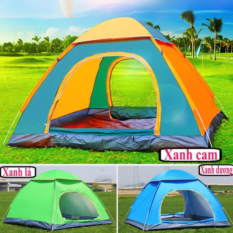 Lều d&atilde; ngoại tự bung 4-6 người chống nước chống tia tử ngoại 2m*2m - Lều Chống Nước Gấp Gọn Dễ D&agrave;ng Tiện Lợi