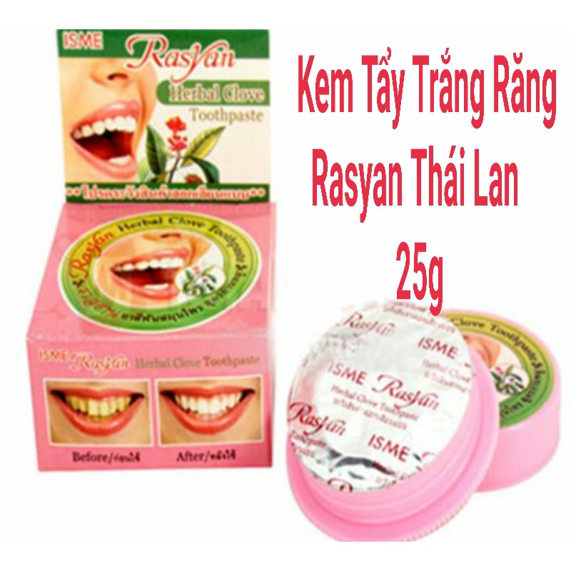 Kem tẩy trắng răng Rasyan Thái Lan