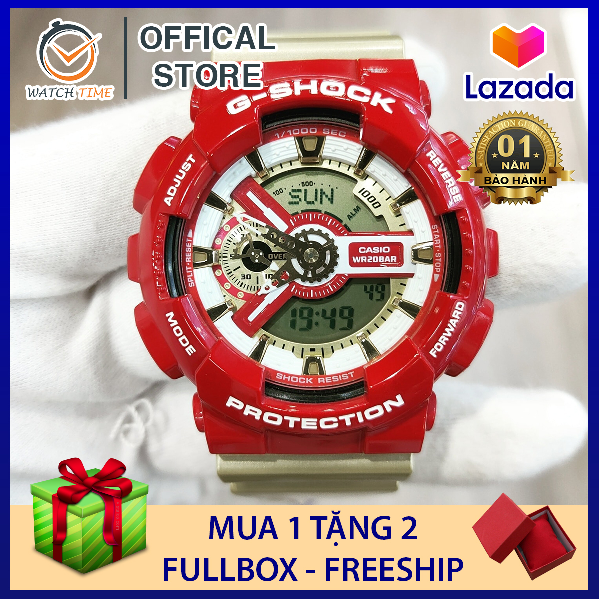 Đồng hồ Casio G-Shock Nam GA-110 Iron Man - Chống nước 200M, Bảo hành 12 tháng