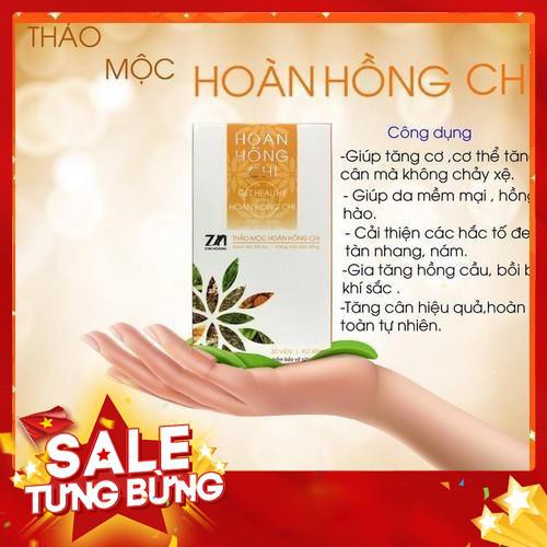 Trà tăng cân Hoàn Hồng Chi mẫu mới dạng viên