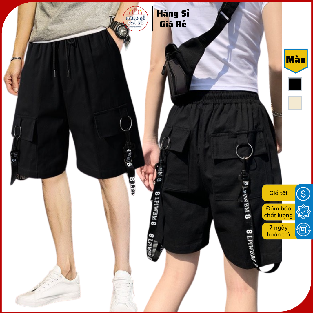 QUẦN SHORT KAKI NAM LƯNG THUN CÓ TÚI GIÁ RẺ BÁN SỈ MÀU ĐEN XANH ĐỎ TRẮNG XÁM SỌT ĐÙI THỂ THAO THOẢI MÁI QUẦN ĐÙI NAM NỮ QUẦN LỮNG NAM NỮ [ Q SỌT KAKI PHỐI DÂY DÀI ]