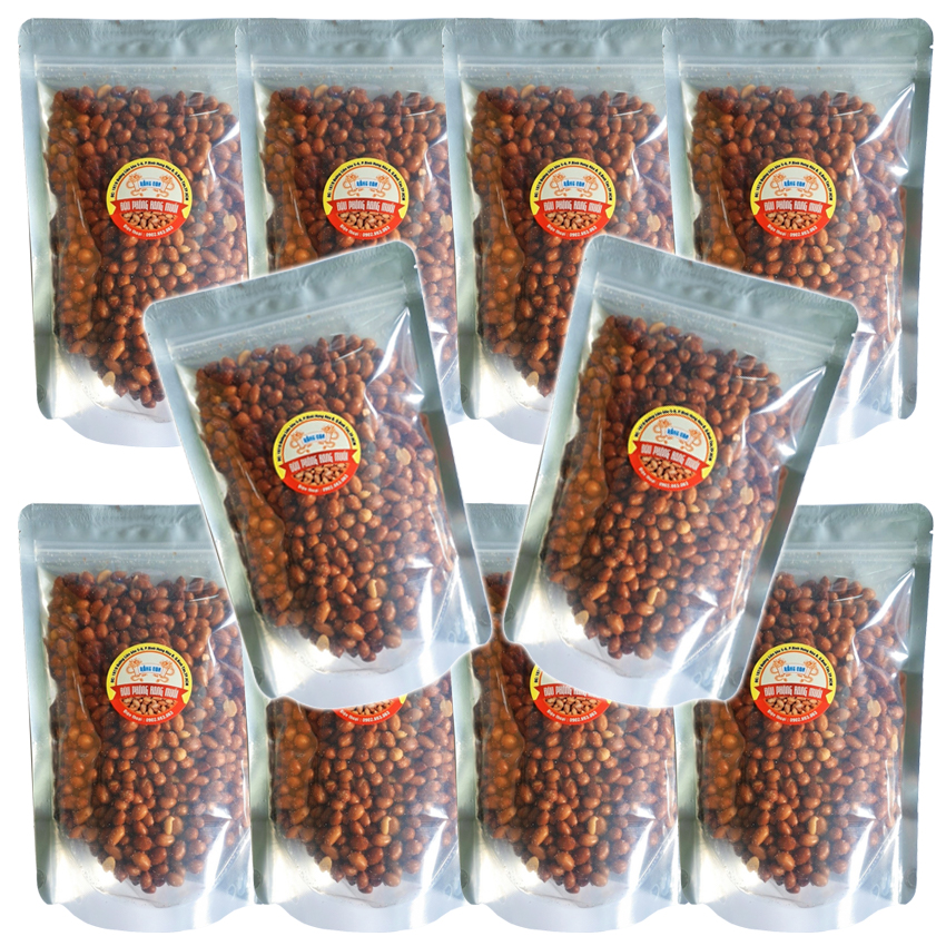 [Buôn Sỉ] 5 kg Đậu Phộng Rang Muối Rồng Con (10 Túi) hoặc bịch xá 5kg - Đồ ăn vặt