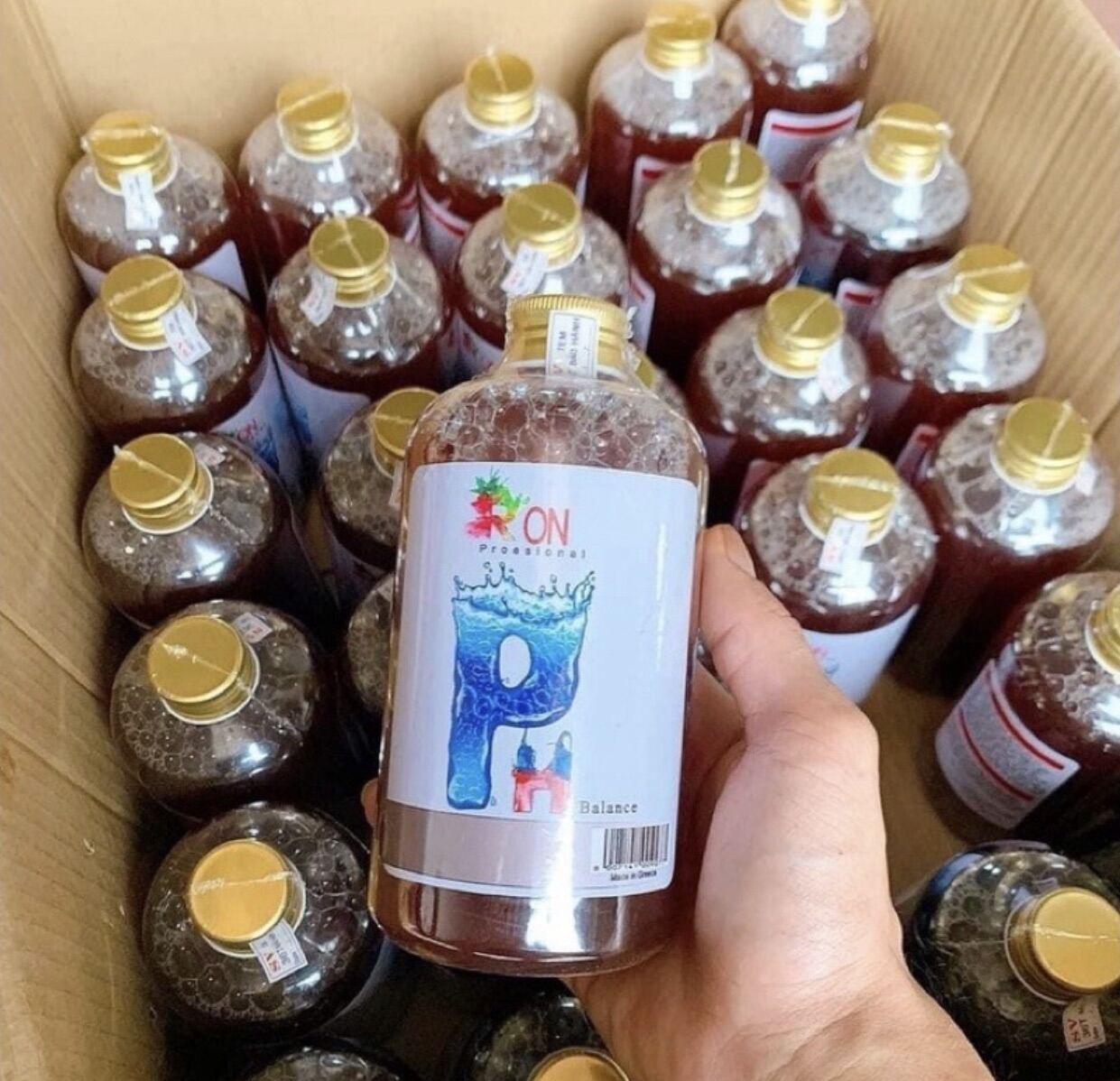 Ron cân bằng PH khử kiềm hóa chất uốn nhuộm hỗ trợ khóa màu sau khi nhuộm
