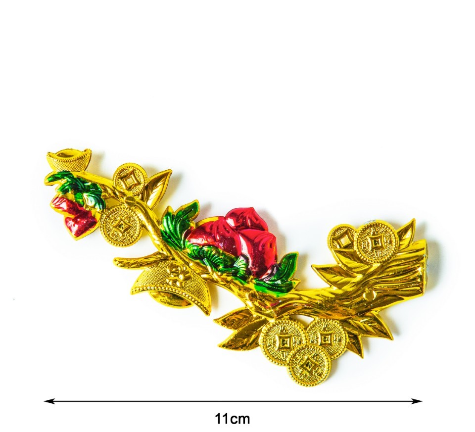 [HCM set 5 nhánh đào làm trang trí bông tỏitháp tỏi