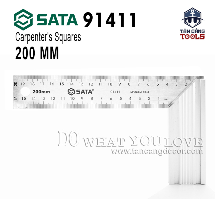 Thước Eke Vuông 20 cm Sata 91411