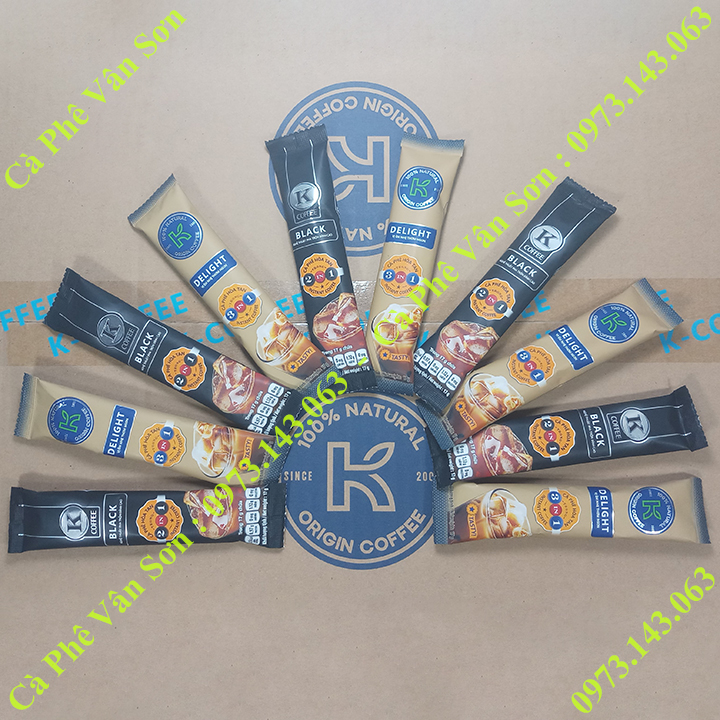 Combo cà phê sữa K Delight và đen K Black Phúc Sinh