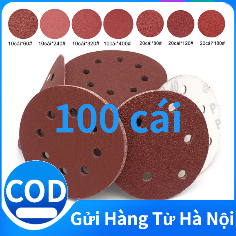 Giấy nhám tròn 125mm