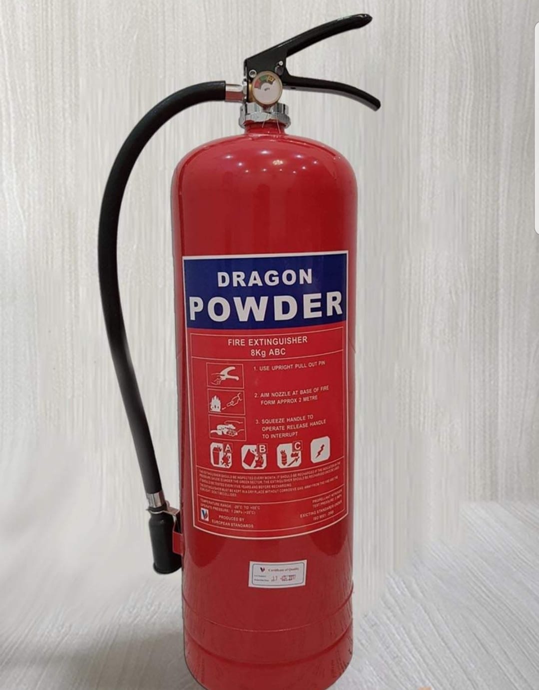 Bình chữa cháy DRAGON dạng bột ABC 4kg có tem kiểm định bình pccc 4kg