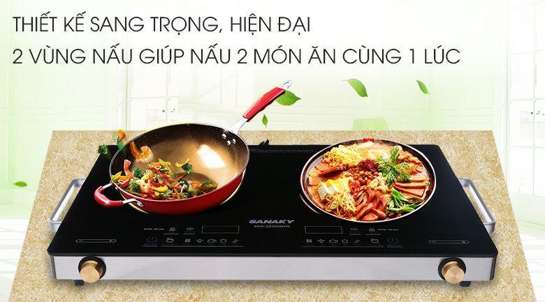 Bếp hồng ngoại đôi sanaky snk-203hgnw