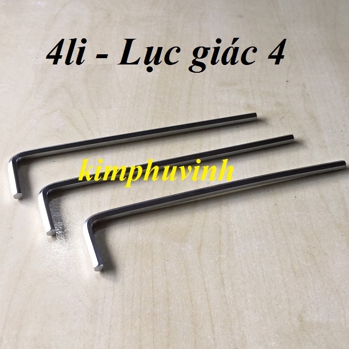 02 cái - khóa lục giác 4ly - 4x135mm