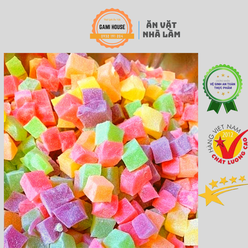 Kẹo dẻo trái cây- đặc sản đà lạt hũ 500g
