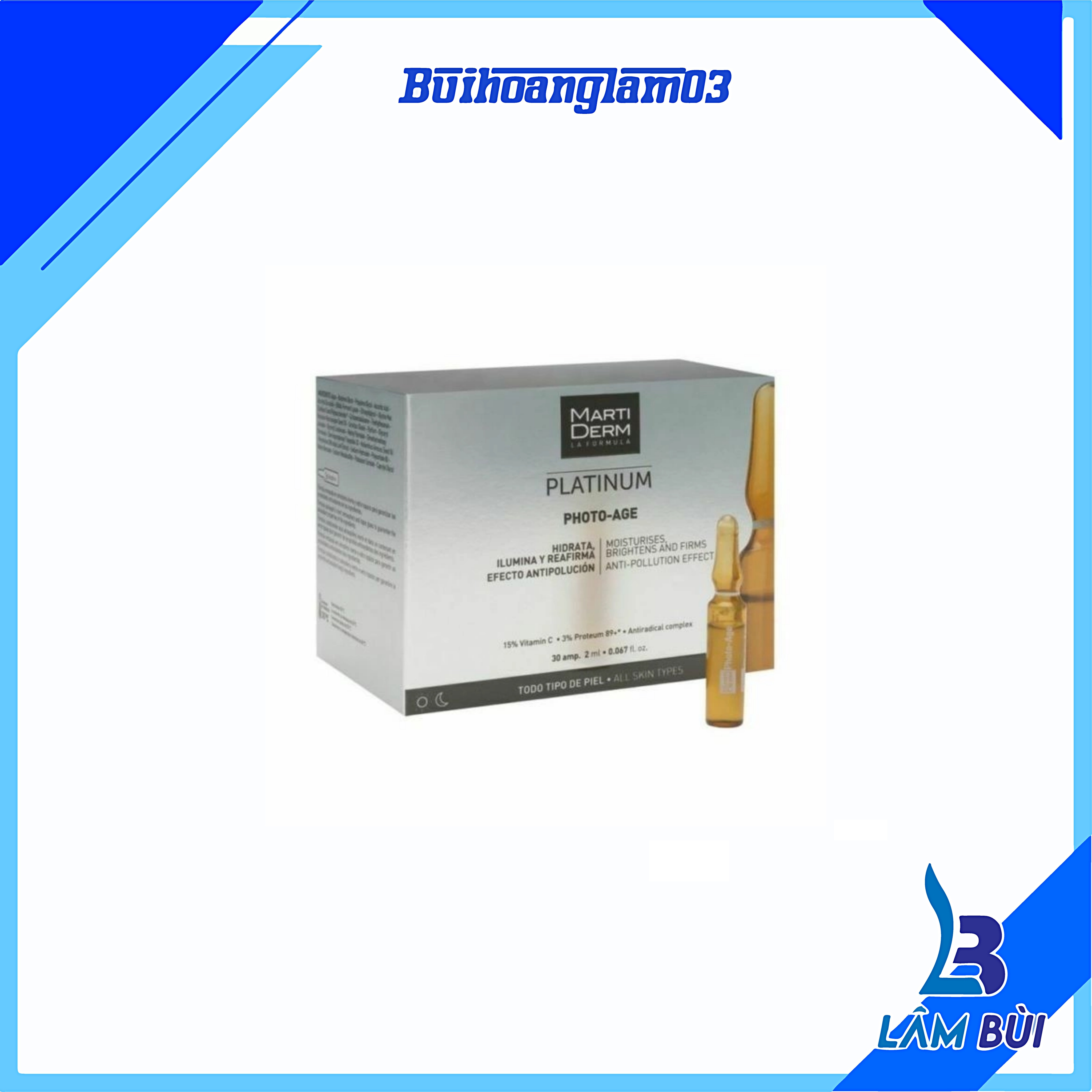 Ampoule Martiderm Photo Age HA