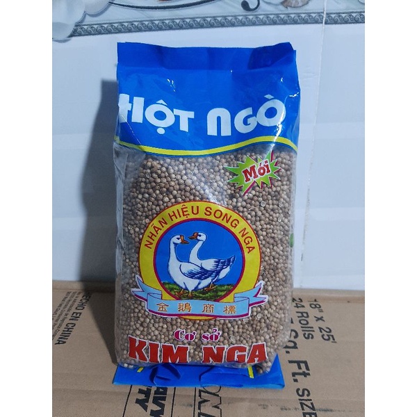 Hột ngò kim nga, hột mùi khô, bịch 500g hạt ngò