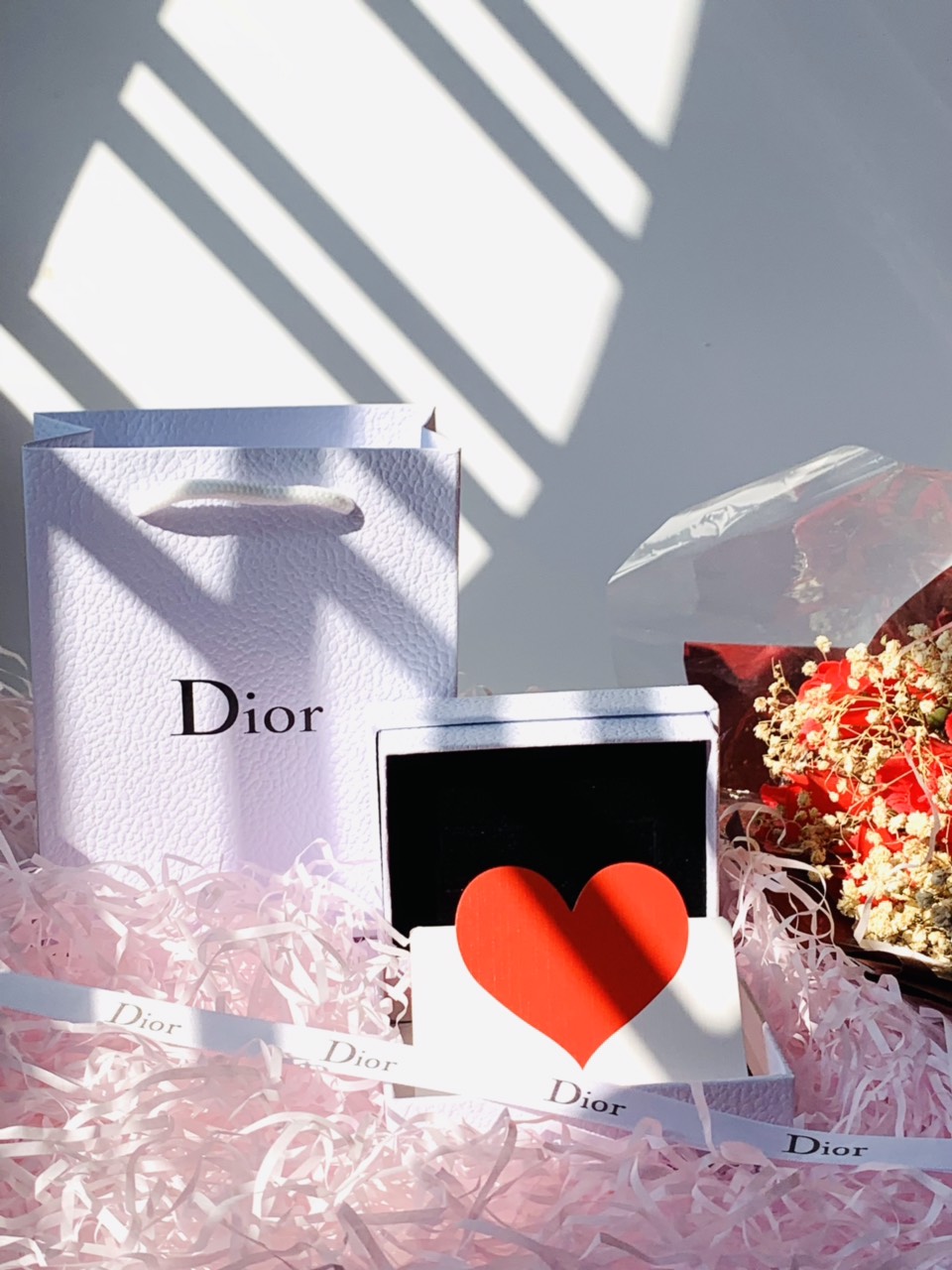 Set Túi Hộp đựng Son Sang Chảnh Dior Theo Kích Thước