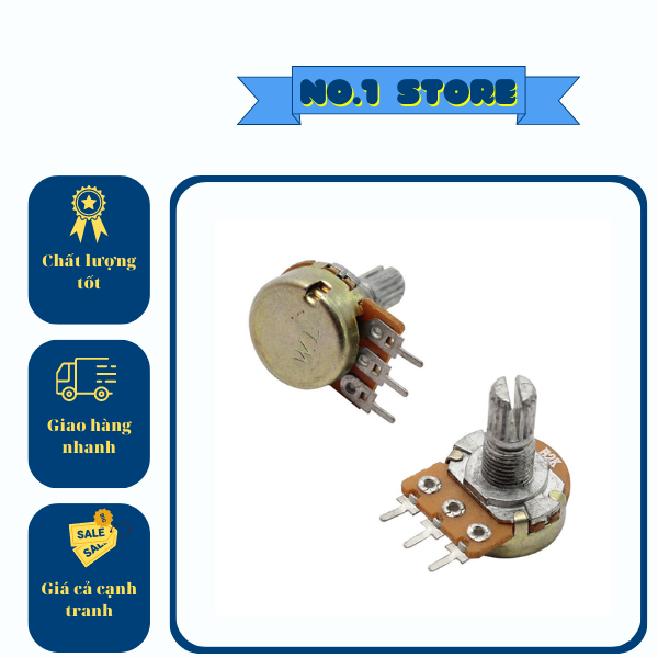 Biến trở triết áp volume 1k/5k/10k/20k/50k/100k/500k/1m