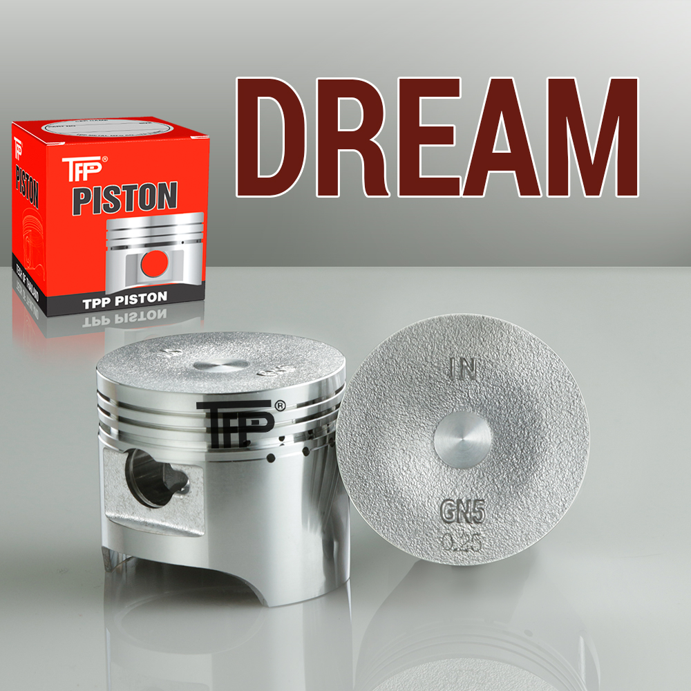 Dream piston xe máy bạc ắc bộ lẻ, trái piston tpp, phụ kiện xe máy