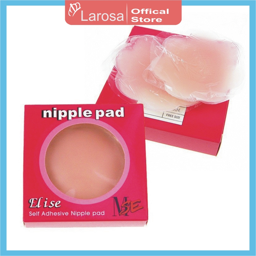 Hộp hai miếng silicon dán đầu ngực, đầu ti- Miếng dán ngực silicon - Hộp dán nhũ hoa đỏ