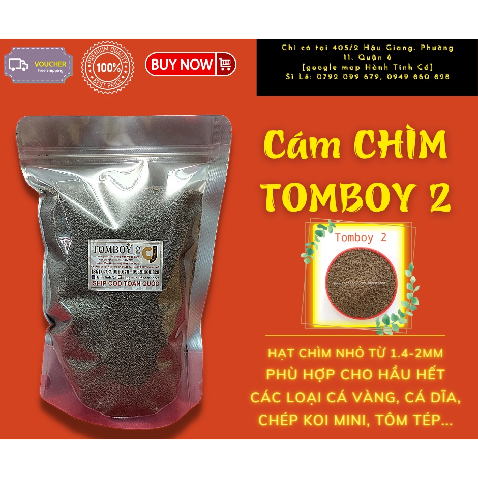 Cám tomboy 2, dạng mảnh nhỏ chìm trong nước