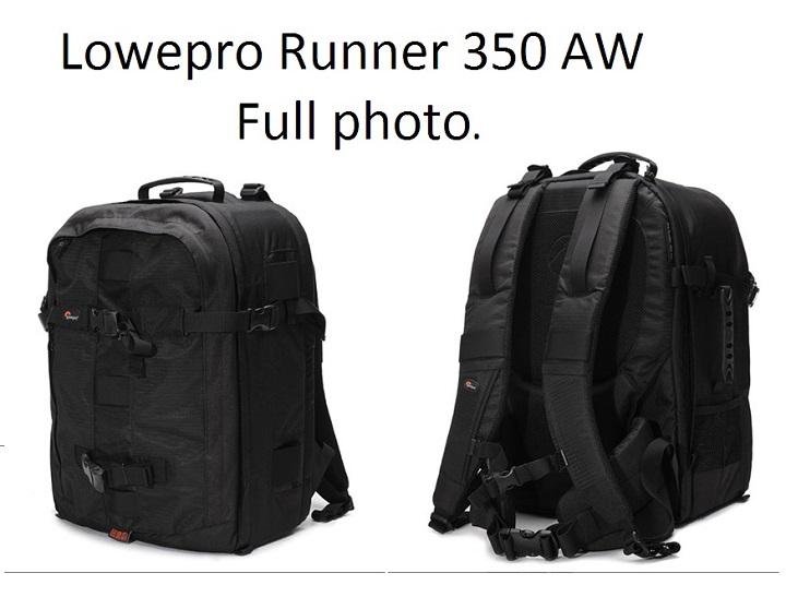 Balo máy ảnh Lowepro Runner 350 AW Full photo