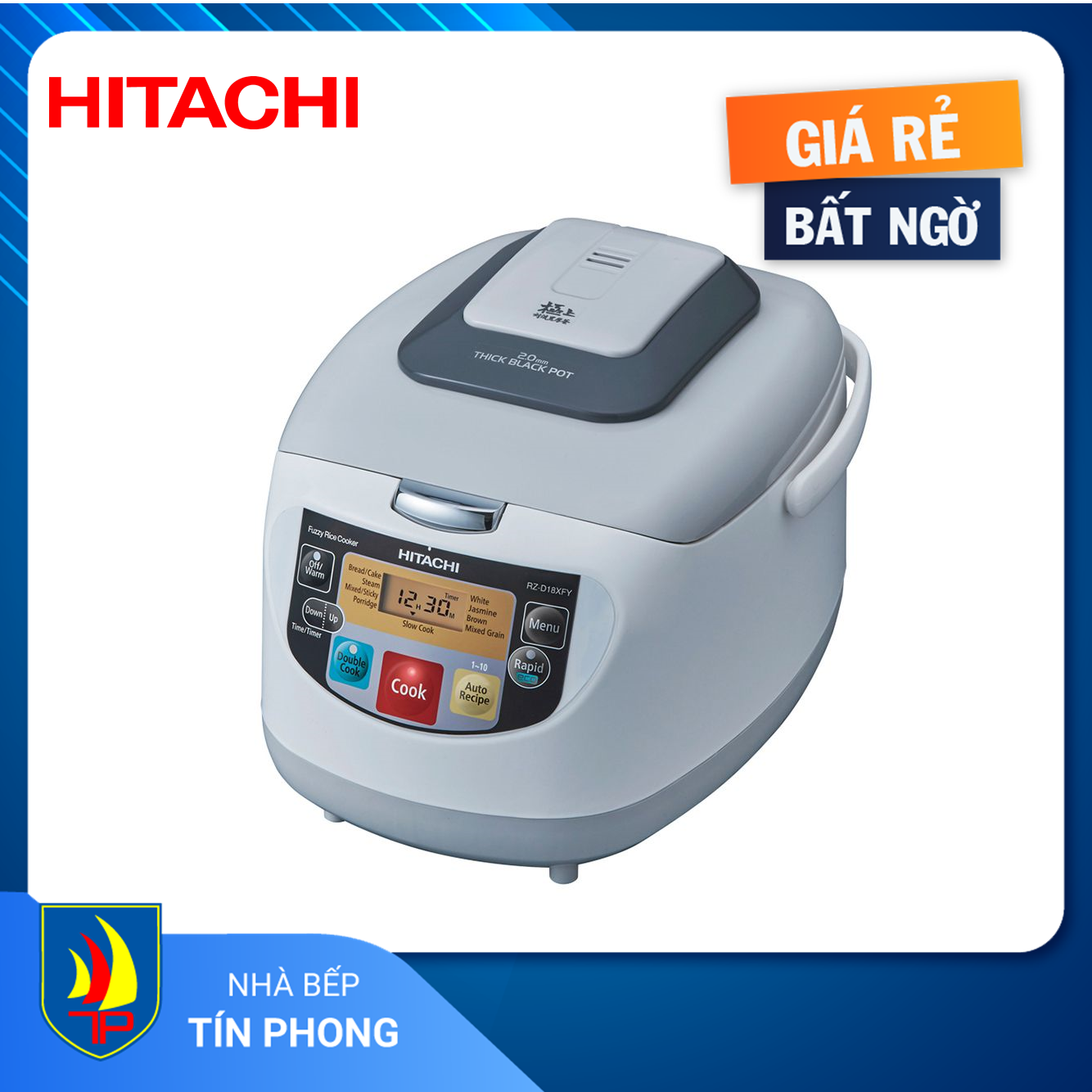 Nồi cơm điện tử hitachi rz-d18xfy
