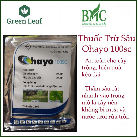 Chuyên diệt trừ các loại sâu, nhện hiệu quả Ohayo 100SC