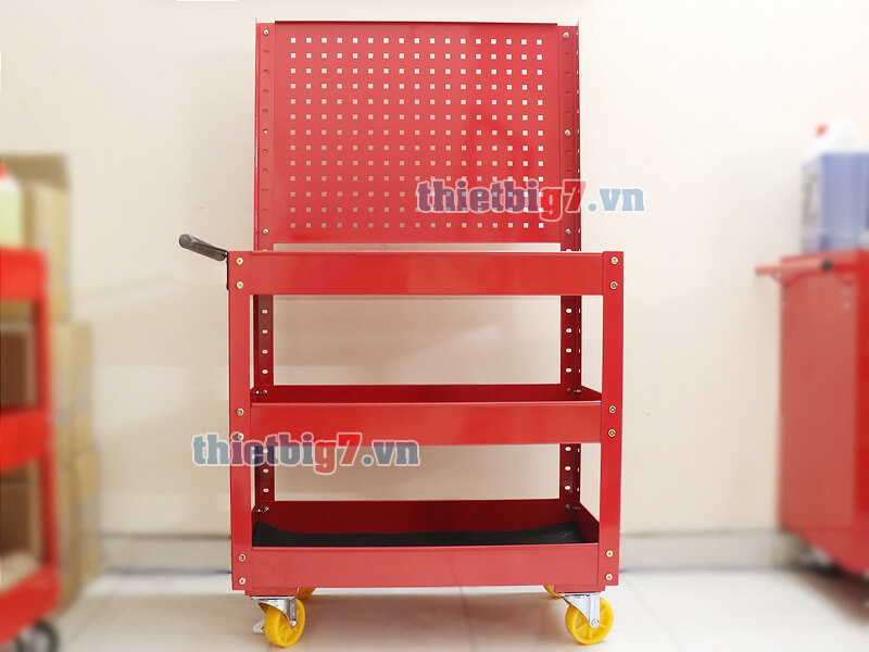 [HCM]Xe Đựng Đồ Nghề 3 Ngăn Có Giá Treo Dụng Cụ