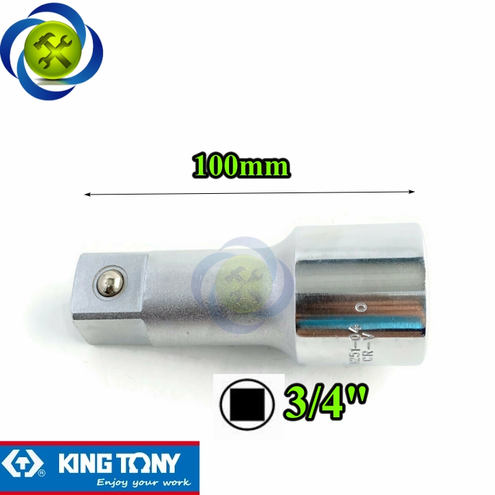 Đầu nối dài 3/4 kingtony 6251-04 dài 100mm đầu vuông 19mm