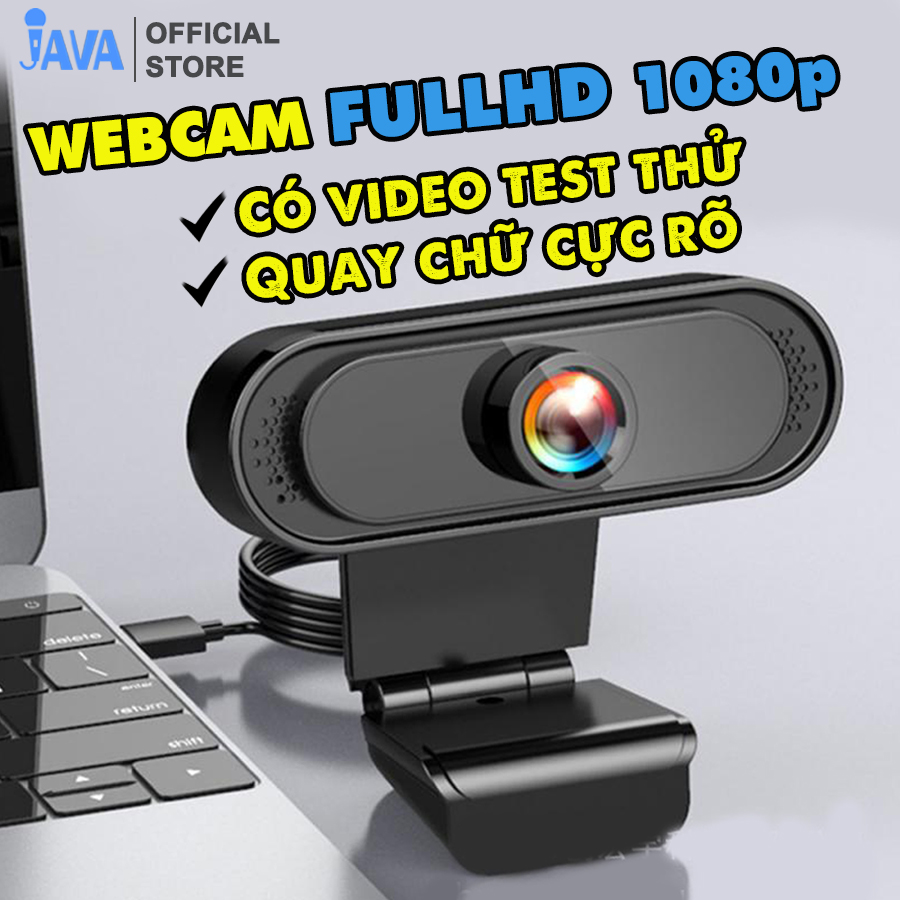 [QUAY CHỮ SIÊU NÉT] Webcam máy tính FullHD 1080p - Thu hình cho máy tính, pc, TV, để bàn - Rõ nét - Chân thực