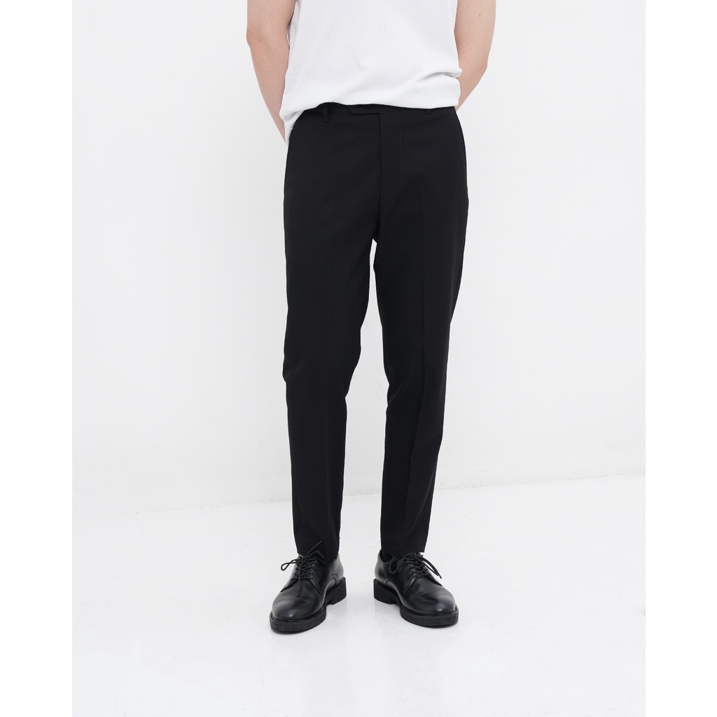 SP Bảo Hành 1 Đổi 1 Quần âu nam form slim màu đen Cocozzi Life trousers