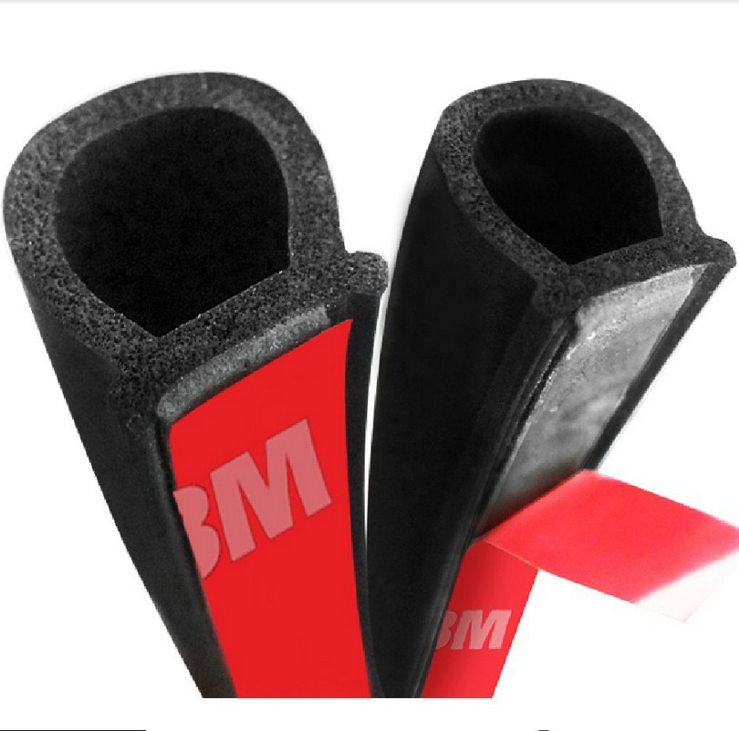 Gioăng Cao Su Chữ D Nẹp Cửa Ô Tô Chống Ồn - Chống Bụi - Chống Thoát Khí Điều Hòa [5 Mét]