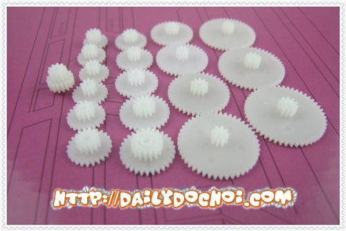BBR13 BÁNH RĂNG NHỰA 19 LOẠI 2 TẦNG