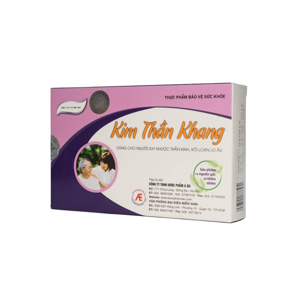 Kim Thần Khang- Hỗ Trợ Suy Nhược Thần Kinh Hộp 30 Viên