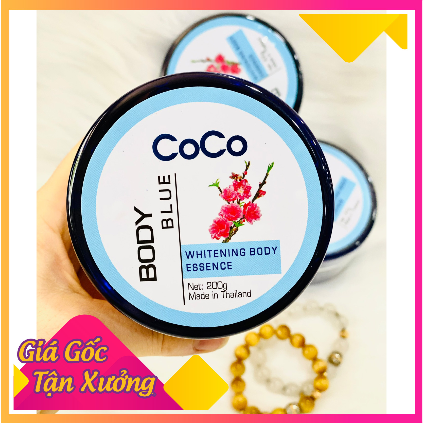 Kem body trắng da toàn thân coco blue whiteing