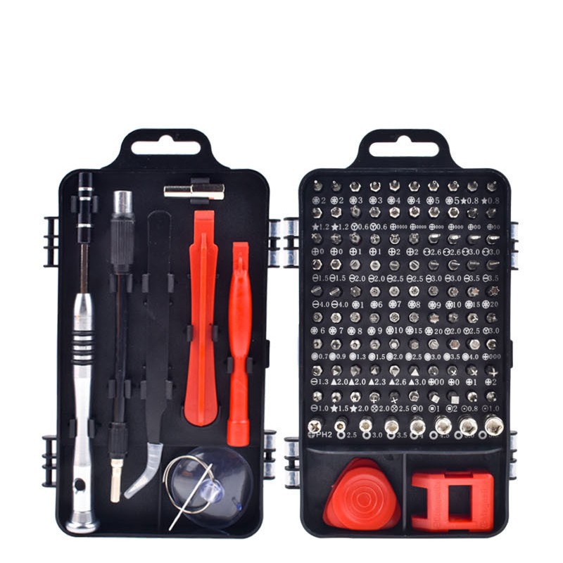 Bộ công cụ tua vít chuyên sửa chữa tháo lắp điện thoại laptop bỏ túi 110 in1 (full 98 đầu vít) - sử dụng tốt cho thiết bị iphone mac xiaomi samsung