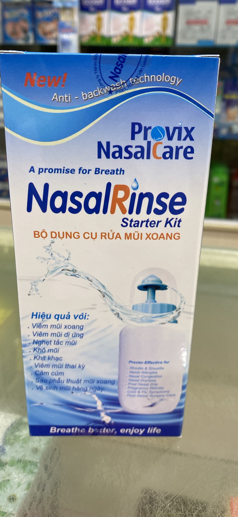 Muối Rửa Mũi Nasal Rinse kèm bình