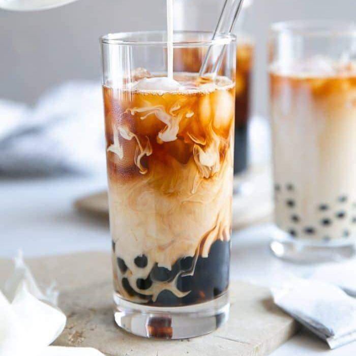 Cốc thủy tinh cafe đá thẳng 240ml bộ 6 cái