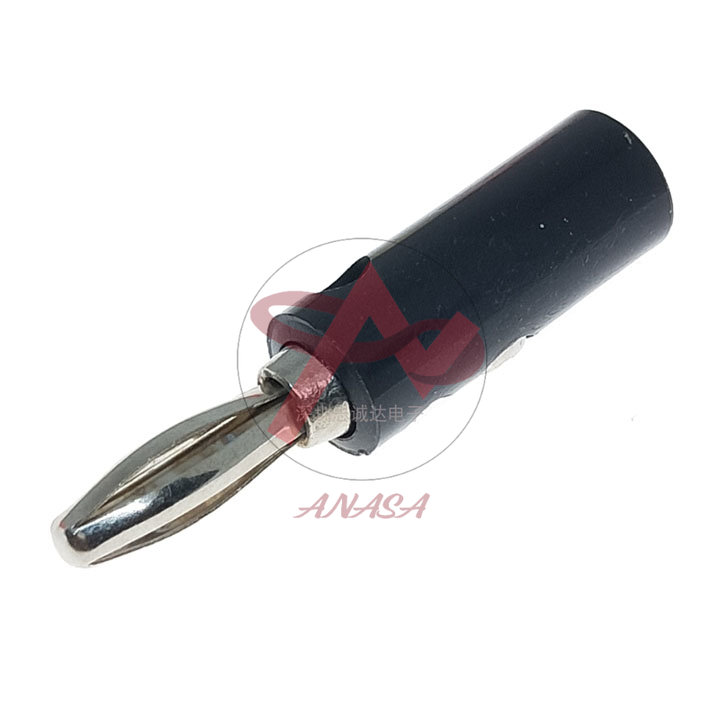 Jack bắp chuối 4mm đen