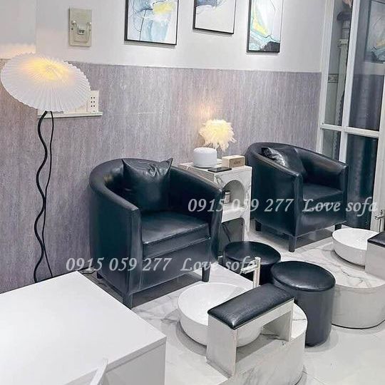 Bộ Ghế Sofa Đơn Cho Tiệm Nails, Phòng Trọ, Phòng Khách, Phòng Đọc Sách Nhỏ Xinh