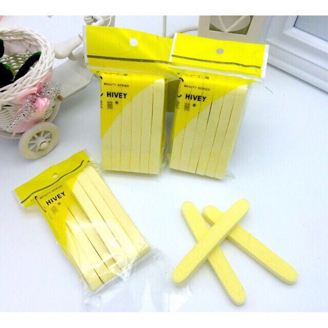 [Chính Hãng] Bông nở rửa mặt Chivey hàng loại 1 gói 12 miếng, Bông mút rửa mặt - phukienteen