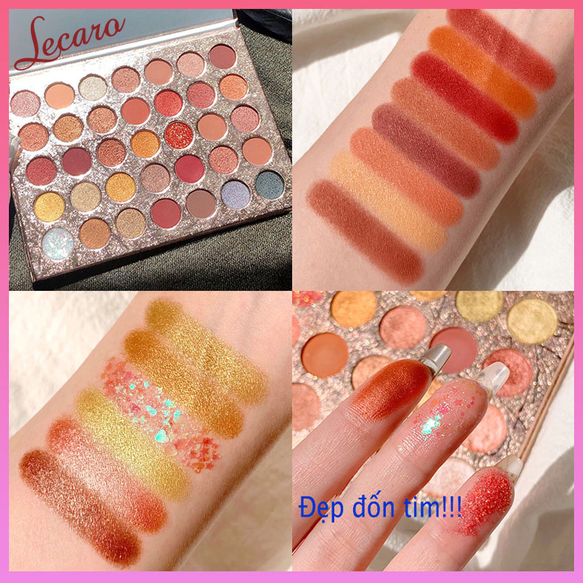 [ĐẸP XUẤT SẮC] LECARO Eyes Makeup - Bảng Phấn Mắt DIKALU COCO VENUS 35 ô Siêu lấp lánh Trang Điểm Mắt Đa Phong Cách: Tự Nhiên Âu Mỹ Nổi Bật Sang Chảnh Không thể thiếu trong Bộ Trang Điểm Mỹ Phẩm Nội Địa Trung