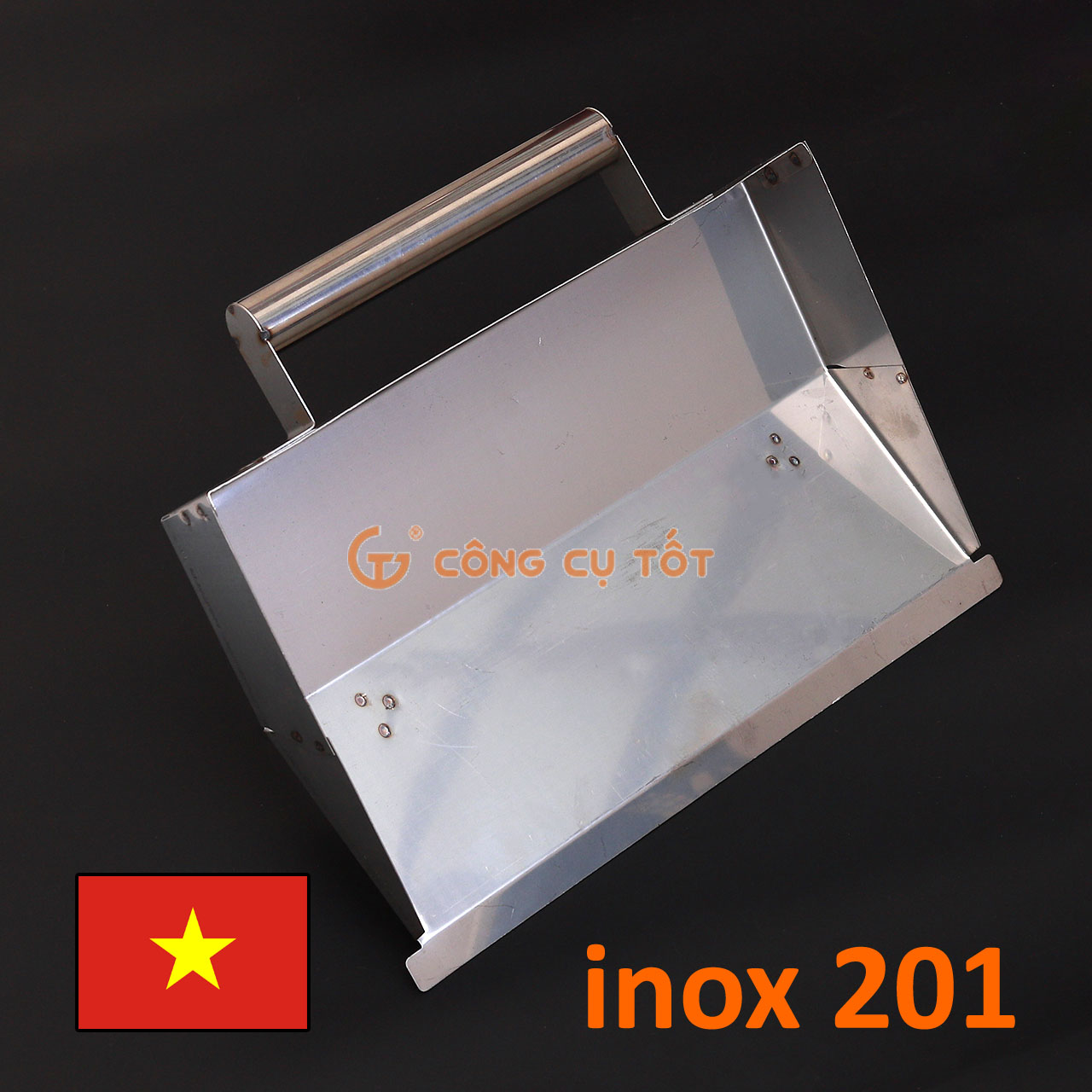 Máng trát tường inox tiết kiệm thời gian công sức - Máng trát vữa trát xi măng siêu tốc
