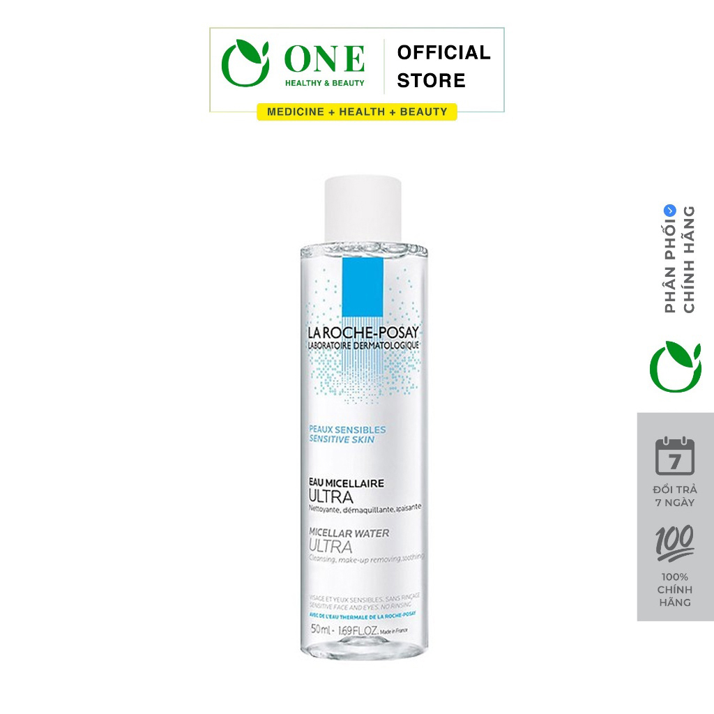 Nước tẩy trang dành cho da nhạy cảm la roche-posay 50ml, 100ml, 200ml