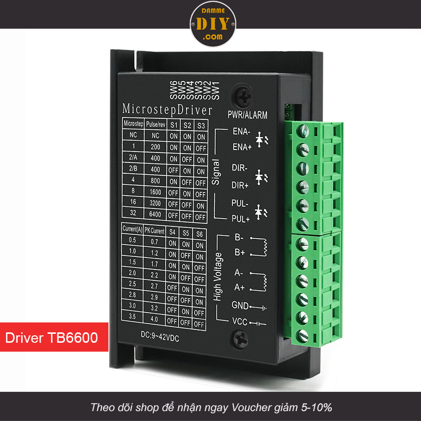 Trình điều khiển động cơ bước Driver TB6600
