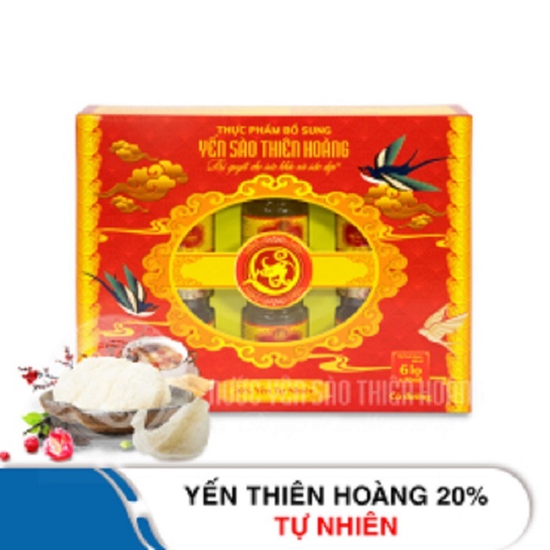 Combo 7 hộp yến thiên hoàng - 1 hộp 6 lọ x 70 ml