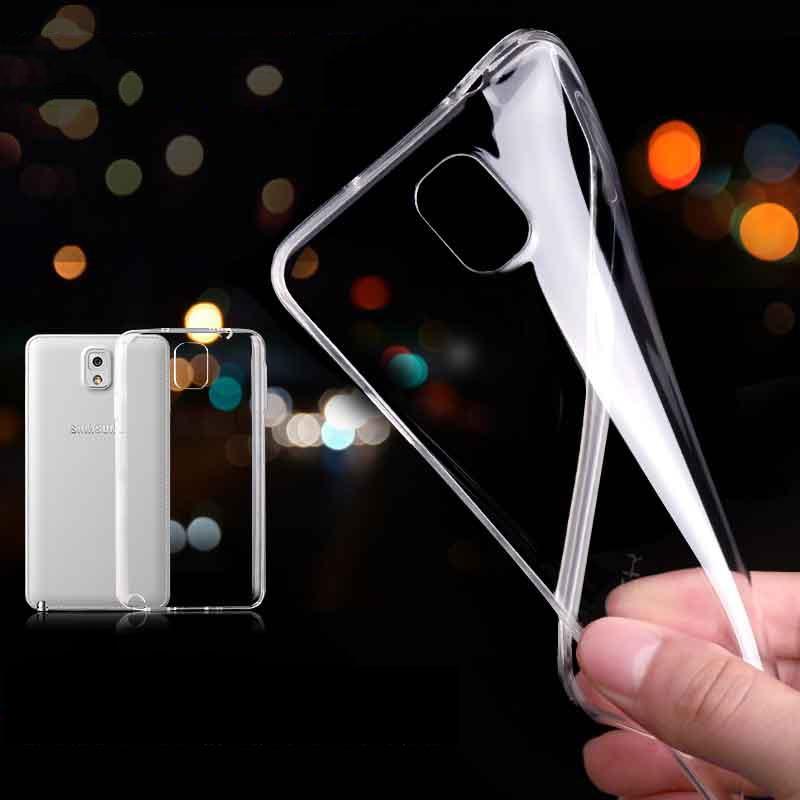 Ốp Silicon cho Samsung Galaxy Note 4 Trong suốt